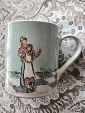 Vintage Flavia Pennies From Heaven Ceramic Coffe Mug